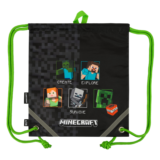 Рюкзаки та сумки - ​Сумка для взуття Yes SB-10 Minecraft Reality (550510)