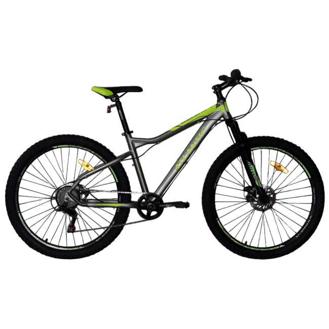Велосипеды - Велосипед Atlantic Rubicon NX 27.5'' L/19'' Grey/Lime (5060948062466)