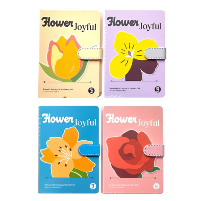 Канцтовари - Блокнот Malevaro на магніті Flower в асортименті (763524ML)