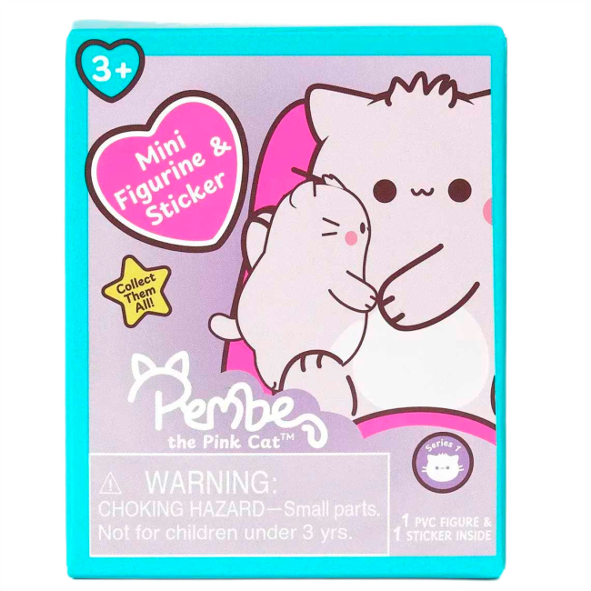 Фігурки тварин - ​Ігрова фігурка-сюрприз Pembe The Pink Cat (40312)