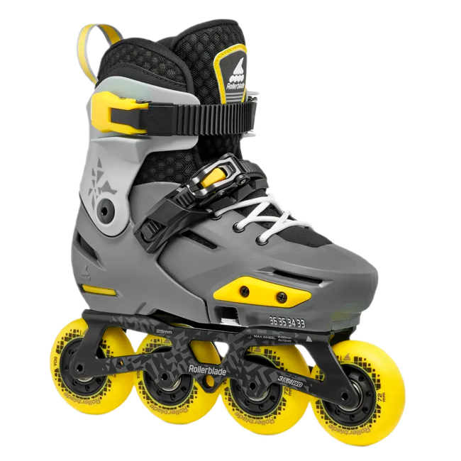 Ролики дитячі - Роликові ковзани Rollerblade Apex вугільно-жовті розмір 33-36 (8059791068531)