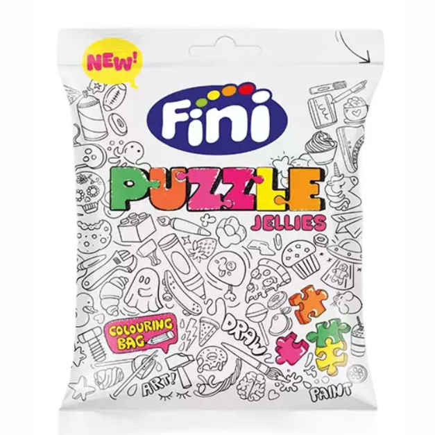 Сладости - Желейные конфеты Fini Puzzle 90 г (8410525279935)