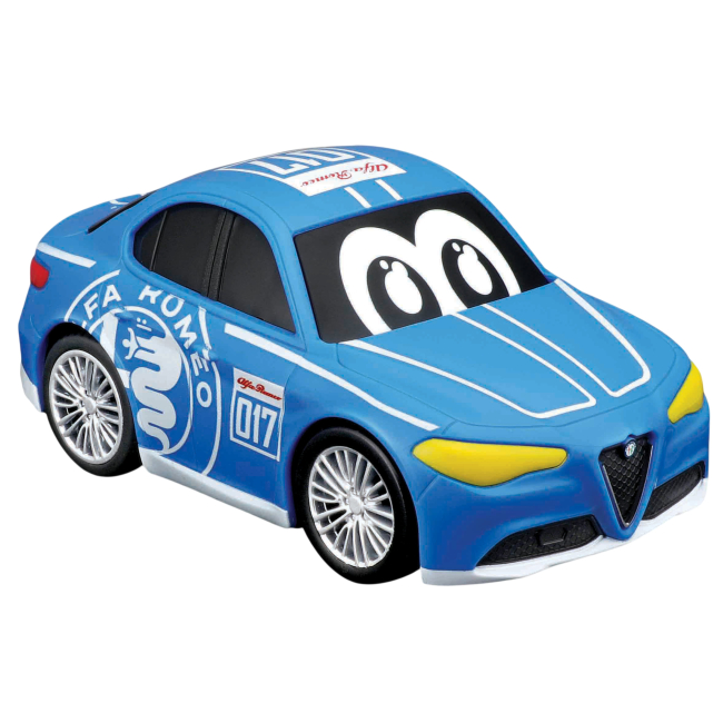 Машинки для малышей - ​Машинка Bb Junior Pullback Racer Alfa Romeo (16-85141)