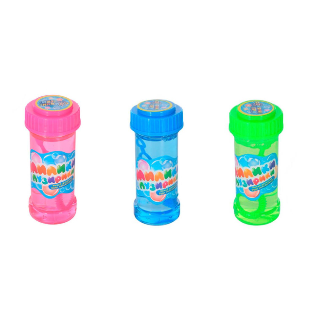 Мильні бульбашки - Мильні бульбашки Bubbles 50 мл в асортименті (M 2451)