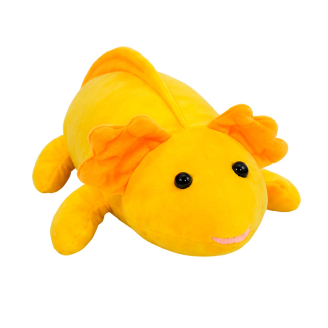 Мягкие животные - Мягкая игрушка MeriToys Аксолотль желтый 60 см (2050000336188)