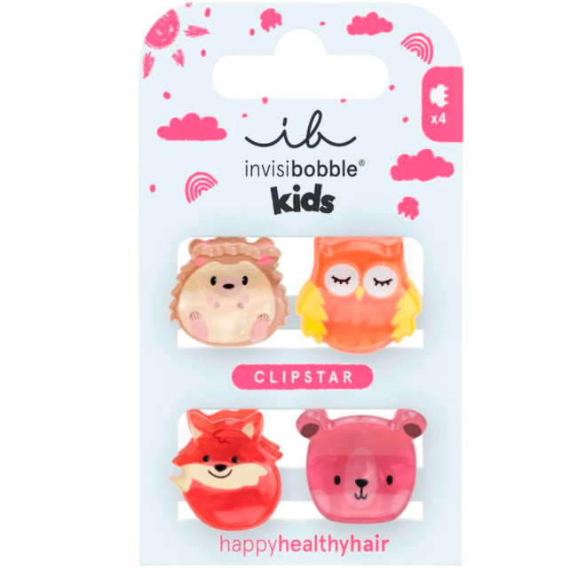 Бижутерия и аксессуары - ​Заколки для волос invisibobble Clipstar Kids Clever Classmates (4063528102348)