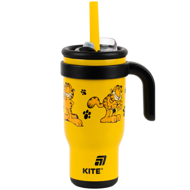 Чашки, склянки - Термокружка з трубочкою Kite GF 530мл (GF25-1266)