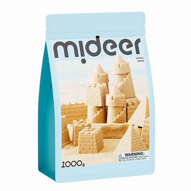 Антистресс игрушки - Кинетический песок Mideer 1 кг (MD4305)