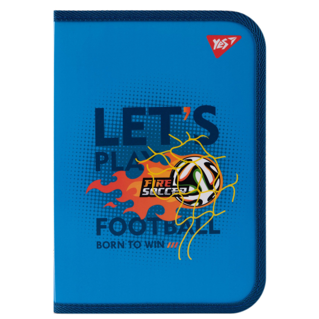 Канцтовари - ​Папка для зошитів Yes Football В5 на блискавці (492205)