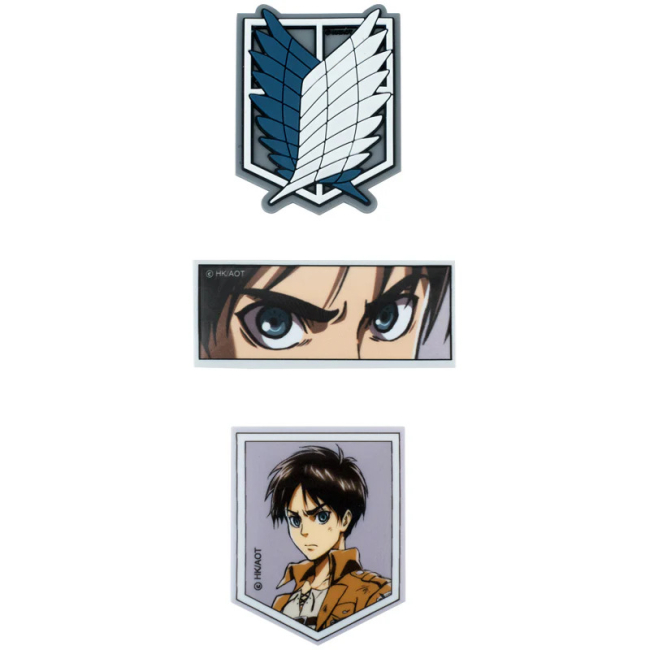 Бижутерия и аксессуары - Набор бейджей на липучке Kite Attack on Titan 3 шт (AT26-3012)