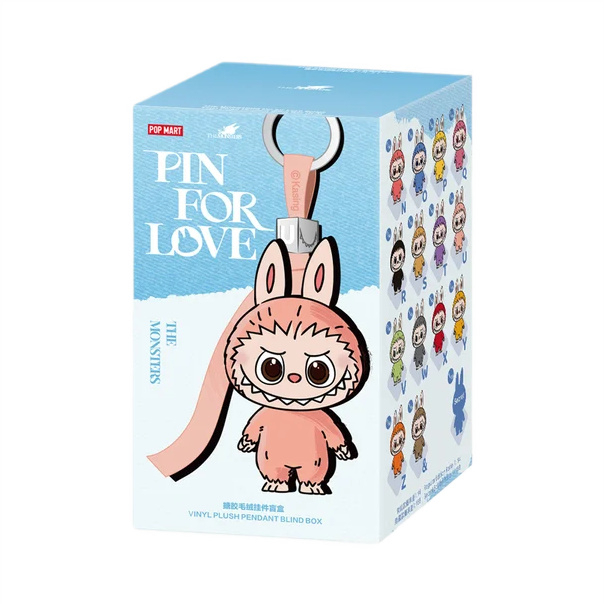Брелоки - Брелок-сюрприз Pop Mart The Monsters Pin for Love N-Z (TMPL-02)