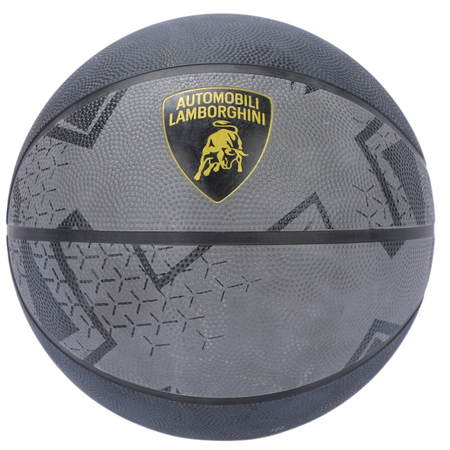 Спортивные активные игры - Баскетбольный мяч Lamborghini р 7 черный (6941876082285)