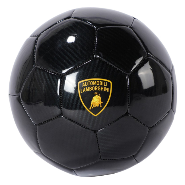 Спортивные активные игры - Футбольный мяч Lamborghini р 5 черный (6941089868362)