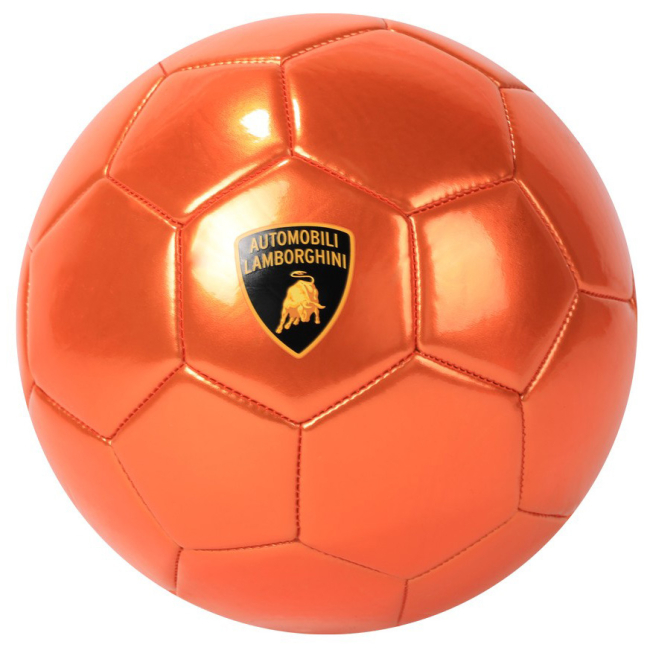 Спортивные активные игры - Футбольный мяч Lamborghini р 5 оранжевый (6941876000197)