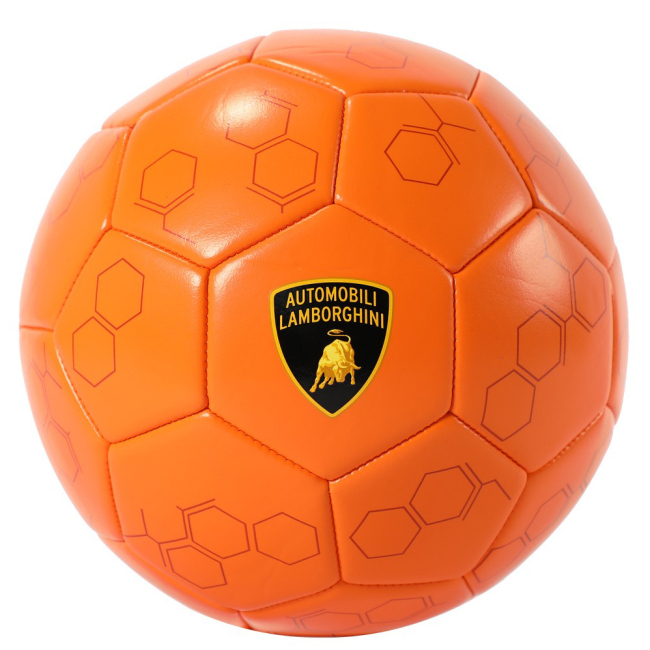 Спортивные активные игры - Футбольный мяч Lamborghini р 2 оранжевый (68539)