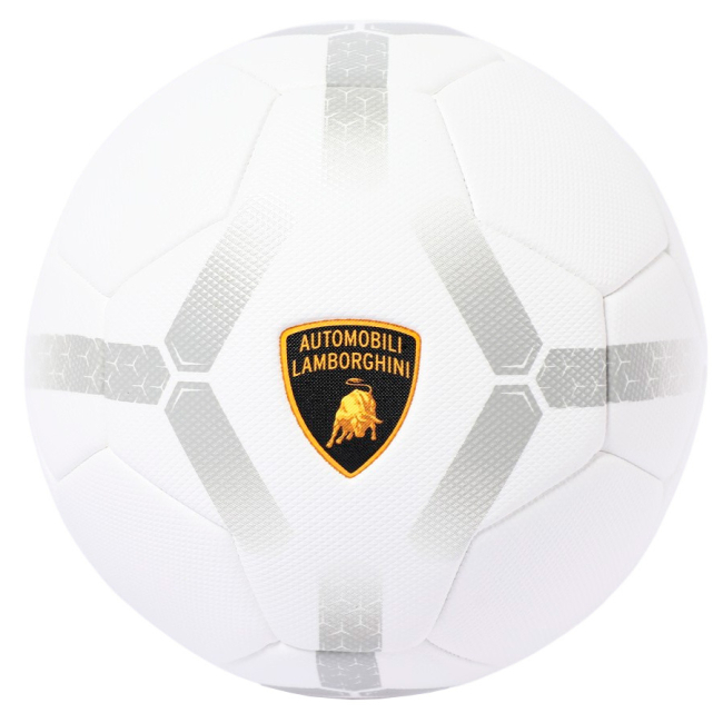 Спортивні активні ігри - Футбольний м'яч Lamborghini р 5 білий (38527)
