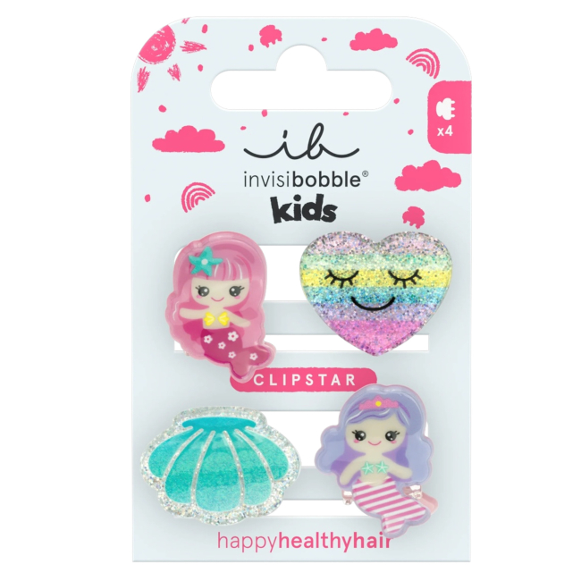 Бижутерия и аксессуары - Заколка для волос Invisibobble Clipstar Kids Mermaid Dreams (4063528102317)