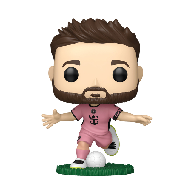 Фигурки персонажей - Фигурка Funko Pop Football Inter Miami Лионель Месси розовая форма (94697)