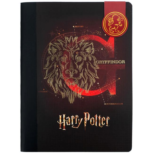 Канцтовары - ​Блокнот с магнитной закладкой Kite Harry Potter А5 (HP26-192)