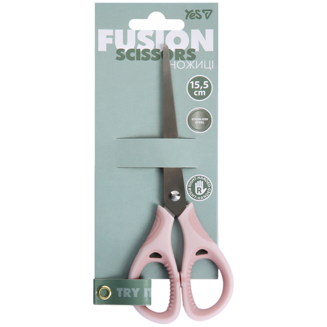 Канцтовари - Ножиці Yes Fusion 15.5 см (480489)