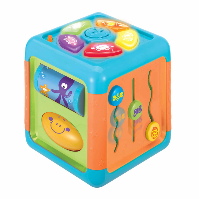 Развивающие игрушки - Игровой центр WinFun Куб-логика (0715-NL)