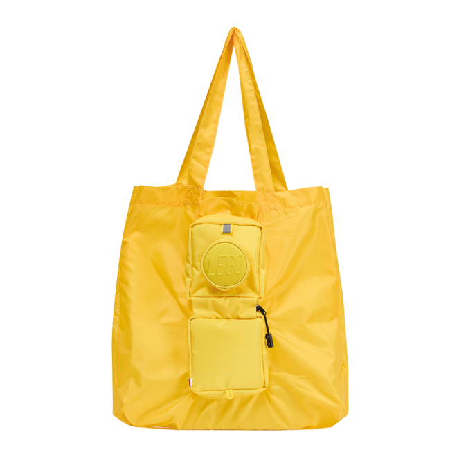 Рюкзаки и сумки - Шопер-транформер LEGO Lifestyle Signature+ Brick 1x1 Bright Yellow (20322-0024)