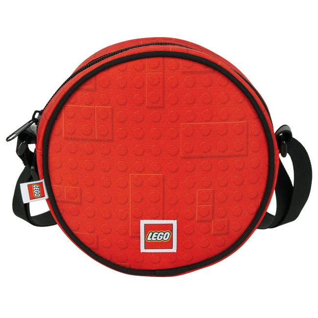 Рюкзаки та сумки - Сумка через плече LEGO Lifestyle Round Brick dots red (20369-2611)