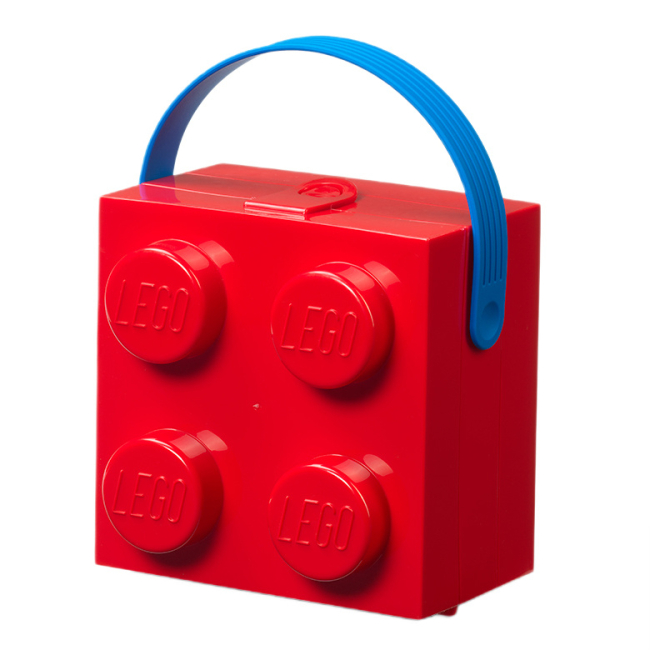 Детская мебель - Бокс для хранения с ручкой LEGO Lifestyle Кирпич красный (40240001)