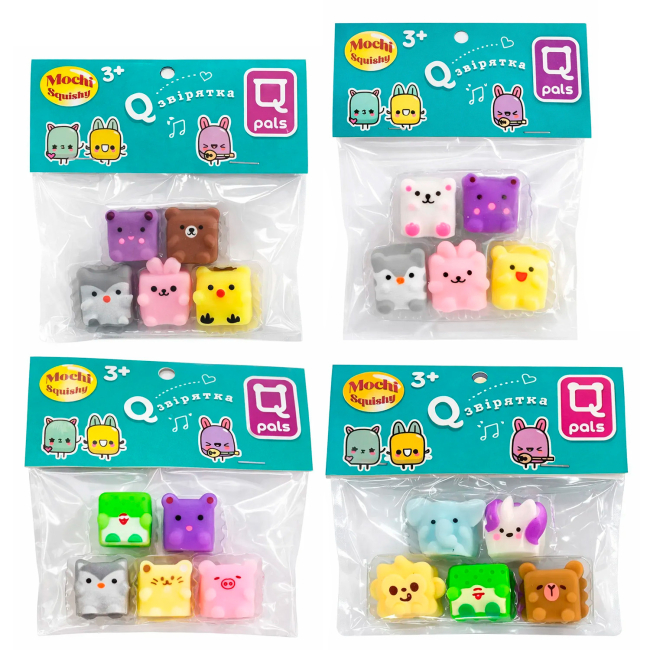 Антистресс игрушки - Игрушка-антистресс Monster Gum Mochi squishy Q зверюшки в ассортименте (T25009)