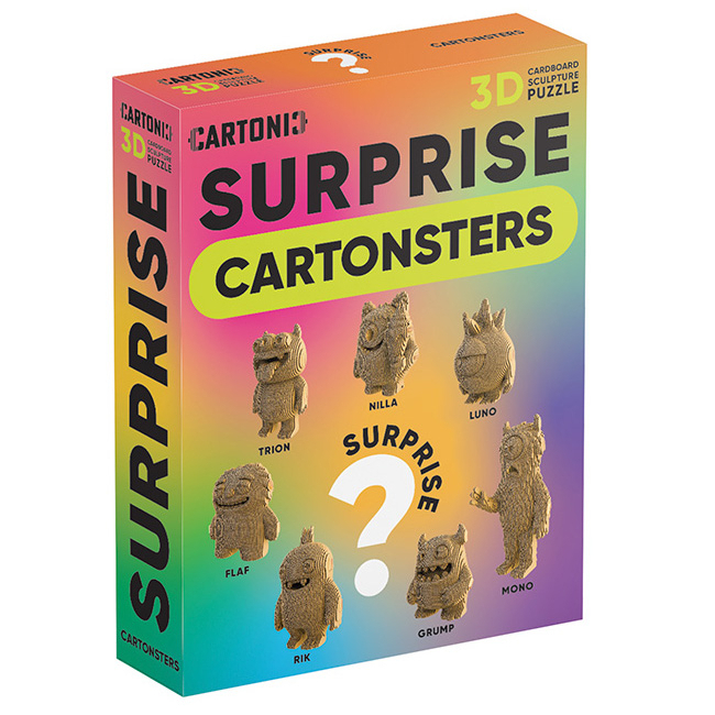 3D-пазлы - 3D пазл-сюрприз Cartonic Surprise Cartonsters (CARTSURPSTERS)