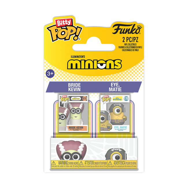 Фигурки персонажей - Набор фигурок Funko Bitty pop Minions Кевин и Пират (94224)