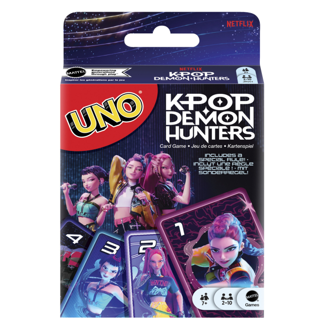 Настільні ігри - Настільна гра UNO KPop Demon Hunters (JRV01)