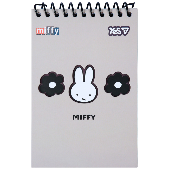 Блокноты - Блокнот Yes Miffy Flora с фигурной вырубкой в ​​клетку (152250)