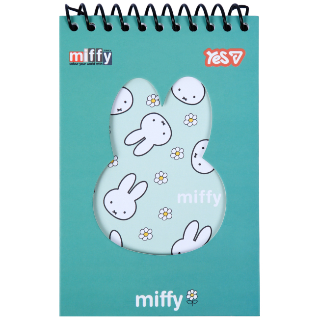 Блокноты - Блокнот Yes Miffy Flowers с фигурной вырубкой в ​​клетку (152249)