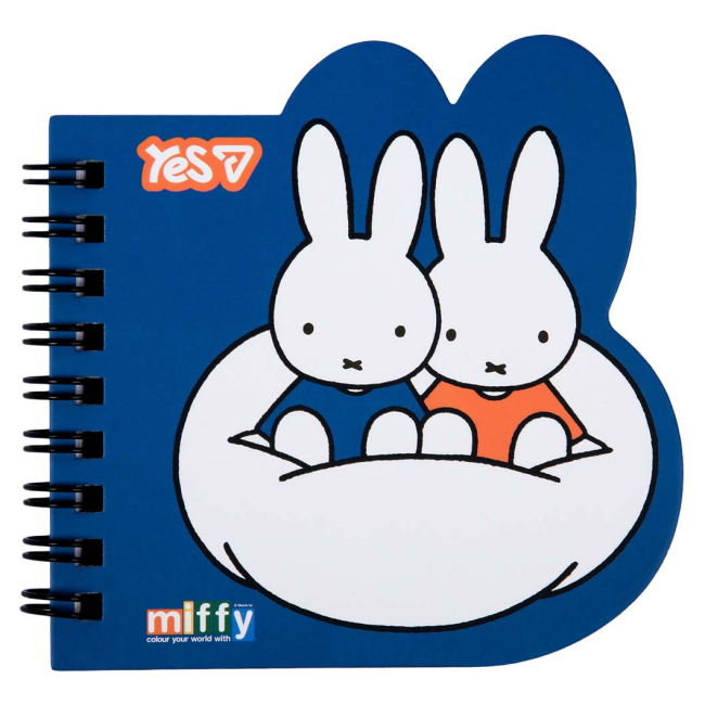 Блокноты - Блокнот Yes Miffy Blue фигурный в клетку (152184)