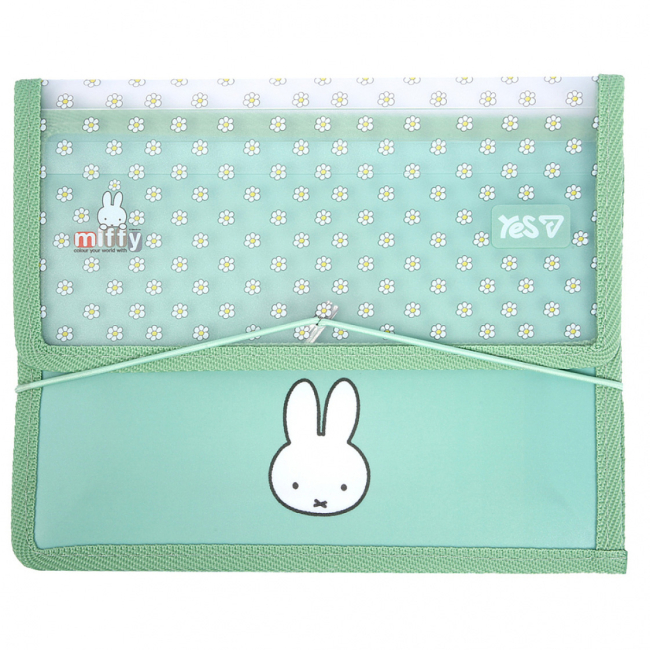 Папки - Папка для тетрадей Yes Miffy В5 на резинке (492333)