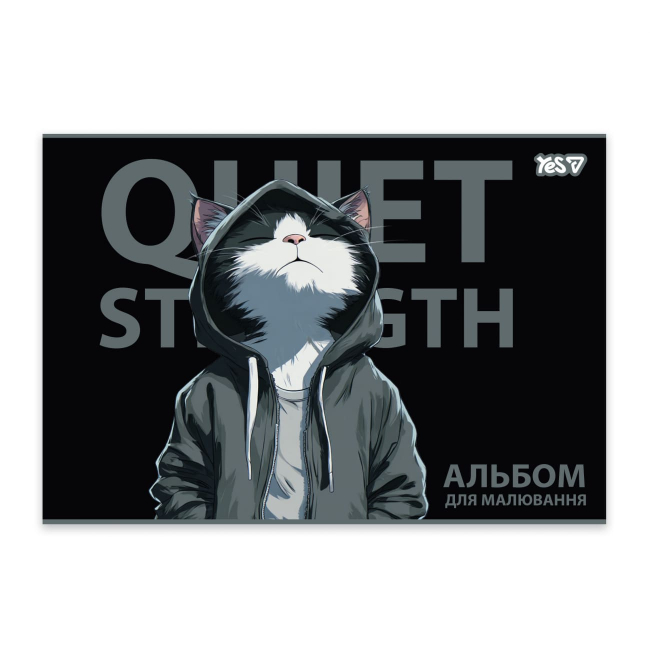 Альбоми та папір для малювання - Альбом для малювання Yes Mystery cat А4 20 аркушів (130644)