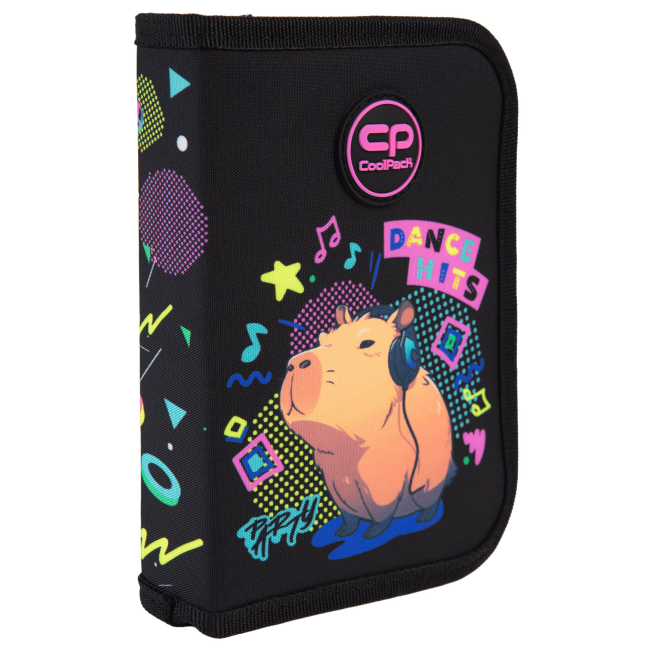 Пенали - Пенал CoolPack Clipper Capybara Music на блискавці (F076961)