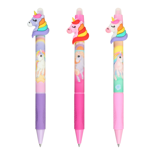 Ручка гелевая ZiBi Kids line Unicorn пиши-стирай в ассортименте (ZB.2214-99)