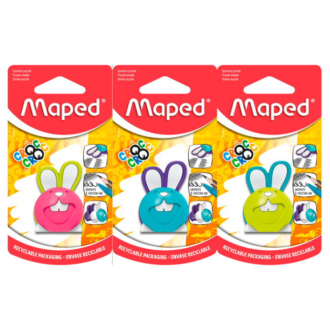 Ластик-пазл Maped Croc Croc в ассортименте (MP.015801)