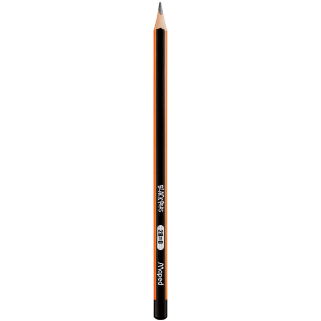 Олівець графітовий Maped Black Peps 2B без гумки (MP.850022)