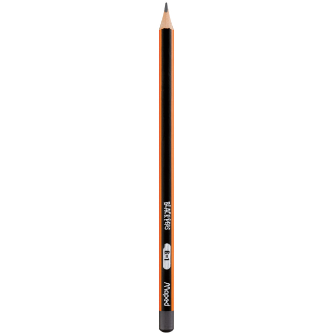 Карандаш графитовый Maped Black Peps B без резинки (MP.850024)