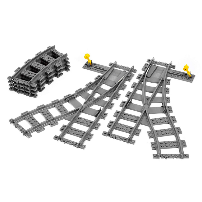 Конструкторы LEGO - Конструктор LEGO City Железнодорожные стрелки (7895)