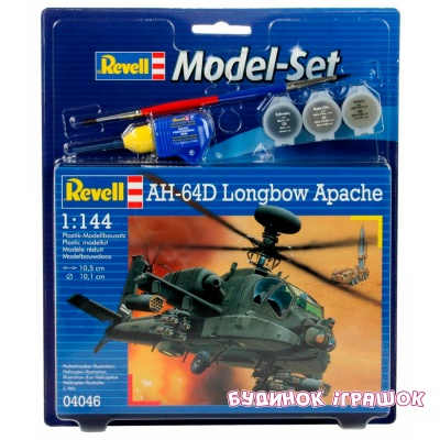 3D-пазли - Модель для збірки Вертоліт Revell AH-64D Longbow Apache Revell (64046)