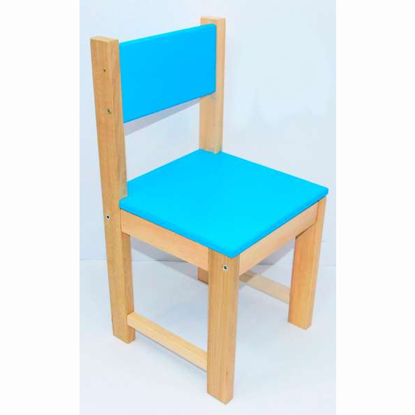 Детская мебель - Детский стульчик ИГРУША №25 Голубой (13869)