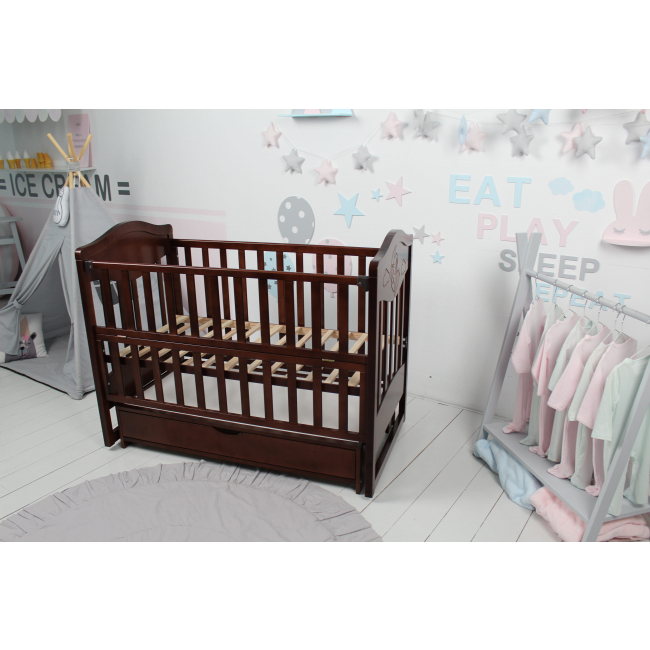 Дитячі меблі - Ліжко дитяче Baby Comfort ЛД9 горіх (35316886)