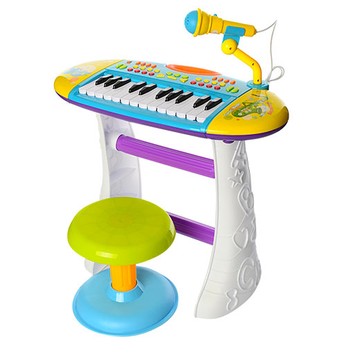 Музичні інструменти - Синтезатор Limo toys Юний віртуоз cиній (SK00099)