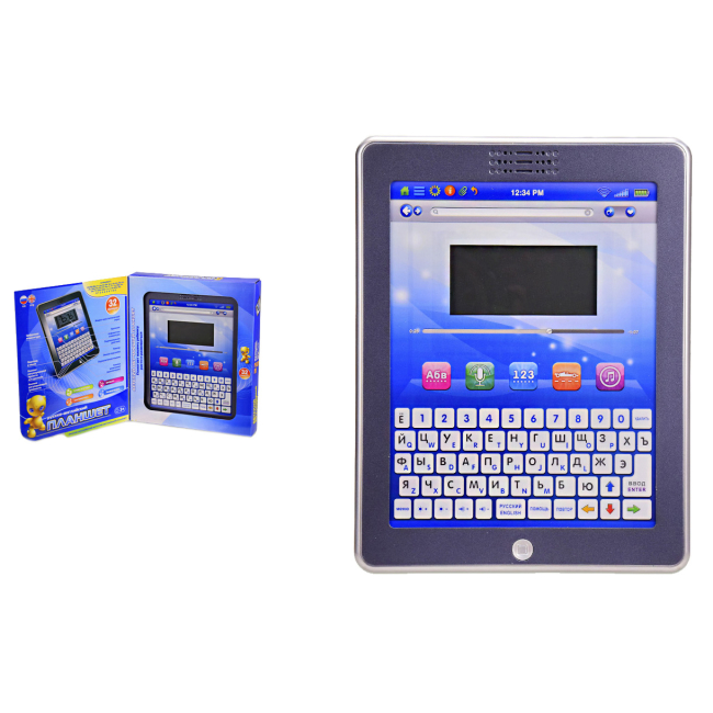 Навчальні іграшки - Дитячий розвиваючий планшет Play Smart 7242 рос. і англ. Мовами
