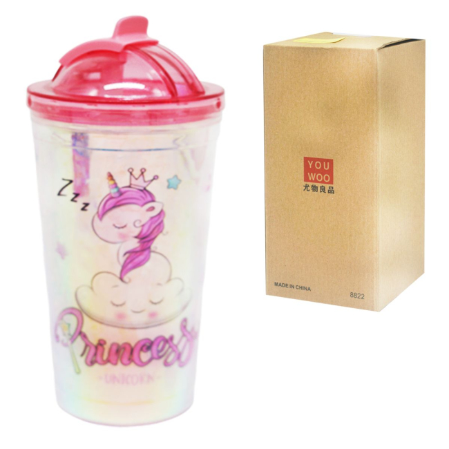 Чашки, склянки - Термостакан Єдиноріг рожевий MiC (EL- 632) (128202)