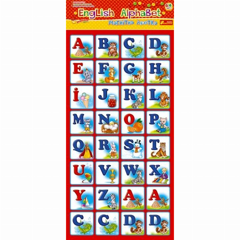 Обучающие игрушки - Алфавит на магнитах 4204 English Alphabet Ranok-Creative (13133004А)